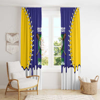 Brazil 2026 Baseball Custom Window Curtain Go Champions Drip Style