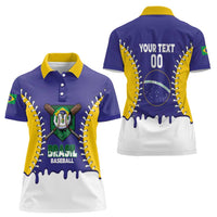 Brazil 2026 Baseball Custom Women Polo Shirt Go Champions Drip Style
