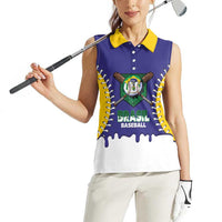 Brazil 2026 Baseball Custom Women Sleeveless Polo Shirt Go Champions Drip Style