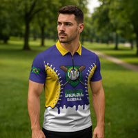Brazil 2026 Baseball Custom Zipper Polo Shirt Go Champions Drip Style