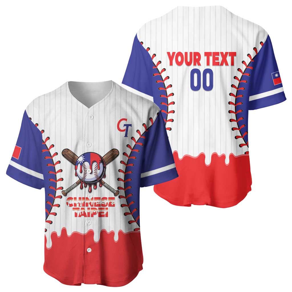 Chinese Taipei 2026 Baseball Custom Baseball Jersey Go Taiwan Drip Style