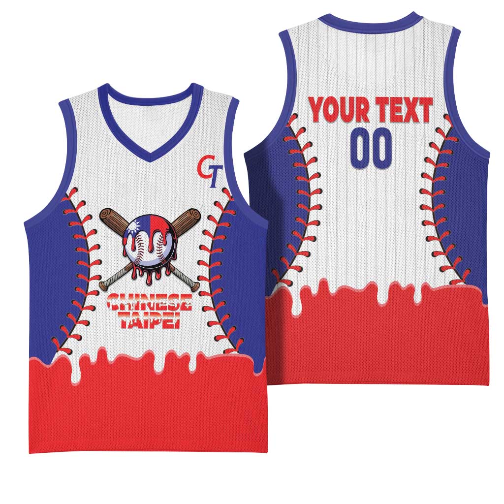 Chinese Taipei 2026 Baseball Custom Basketball Jersey Go Taiwan Drip Style