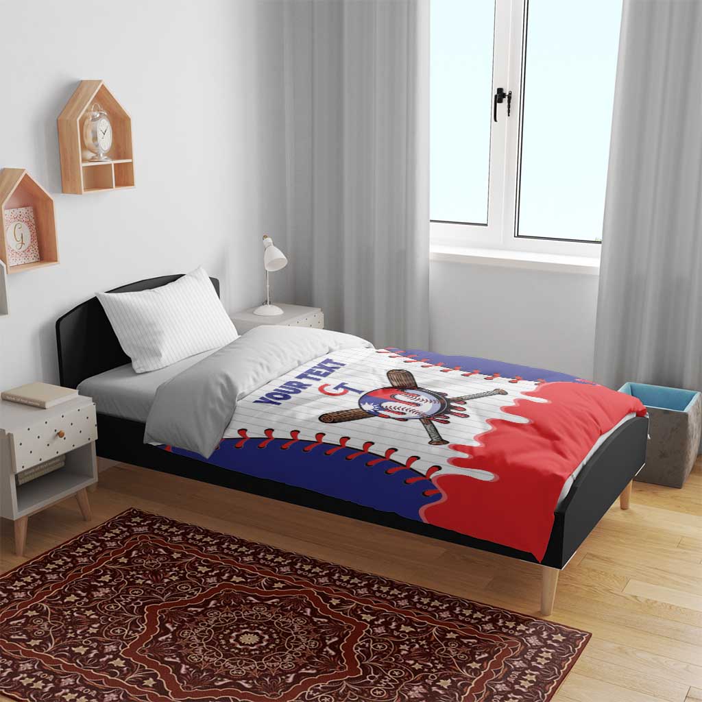 Chinese Taipei 2026 Baseball Custom Bedding Set Go Taiwan Drip Style