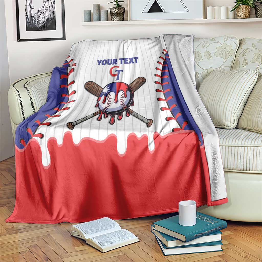 Chinese Taipei 2026 Baseball Custom Blanket Go Taiwan Drip Style