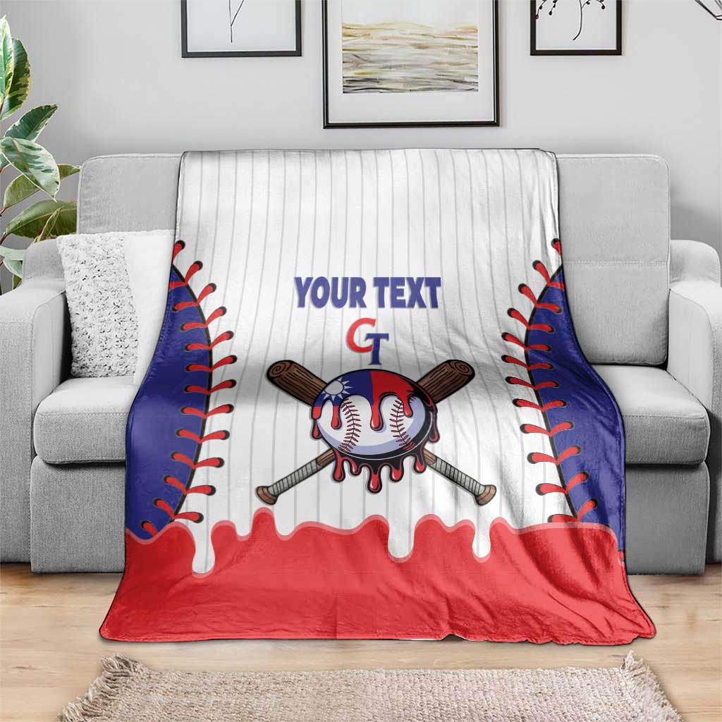 Chinese Taipei 2026 Baseball Custom Blanket Go Taiwan Drip Style