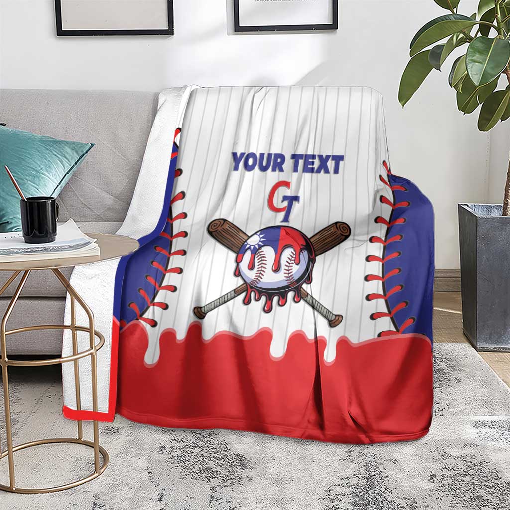 Chinese Taipei 2026 Baseball Custom Blanket Go Taiwan Drip Style
