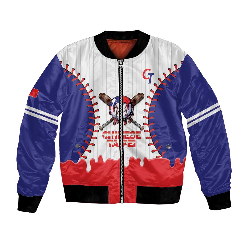Chinese Taipei 2026 Baseball Custom Bomber Jacket Go Taiwan Drip Style