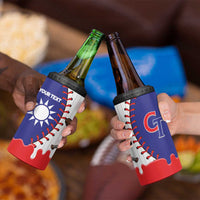 Chinese Taipei 2026 Baseball Custom 4 in 1 Can Cooler Tumbler Go Taiwan Drip Style