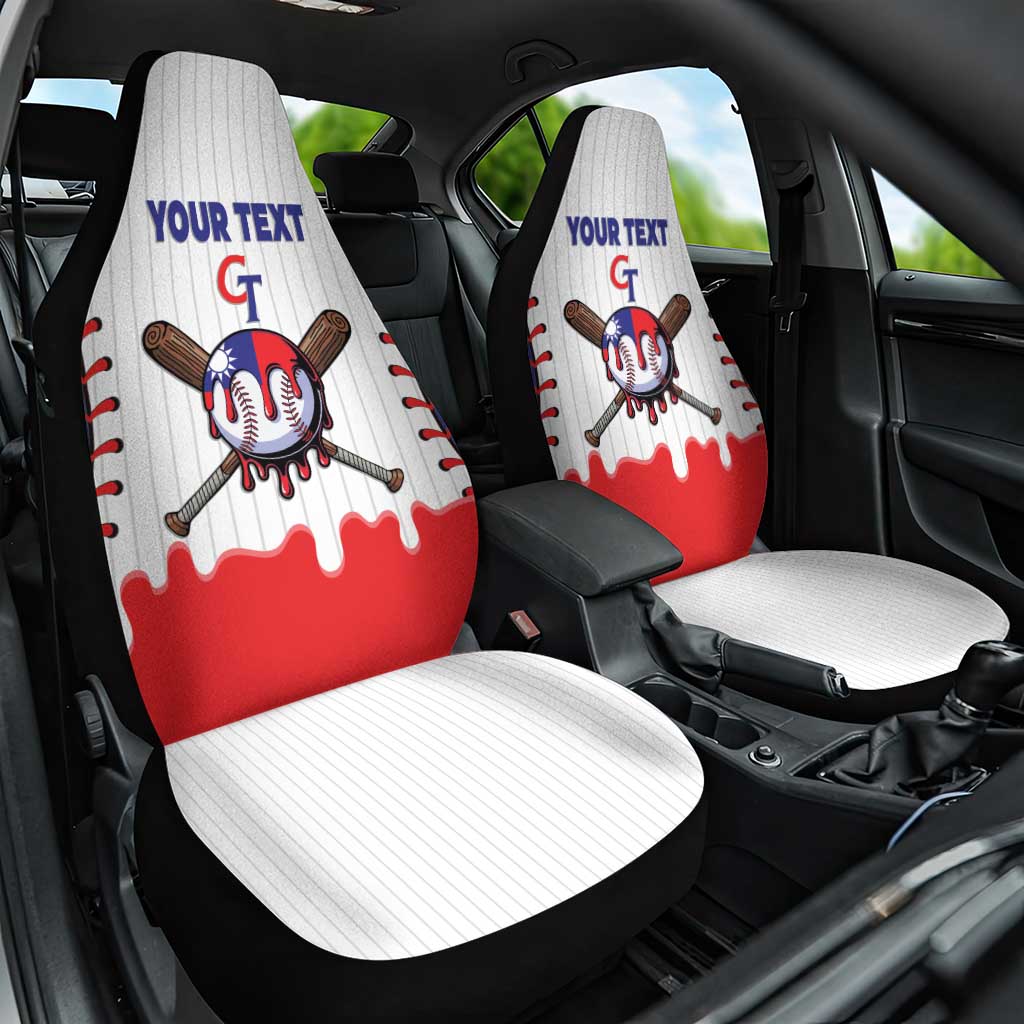 Chinese Taipei 2026 Baseball Custom Car Seat Cover Go Taiwan Drip Style