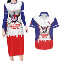 Chinese Taipei 2026 Baseball Custom Couples Matching Long Sleeve Bodycon Dress and Hawaiian Shirt Go Taiwan Drip Style