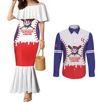 Chinese Taipei 2026 Baseball Custom Couples Matching Mermaid Dress and Long Sleeve Button Shirt Go Taiwan Drip Style