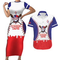 Chinese Taipei 2026 Baseball Custom Couples Matching Short Sleeve Bodycon Dress and Hawaiian Shirt Go Taiwan Drip Style