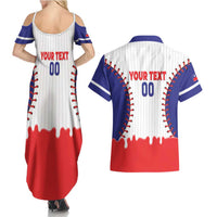 Chinese Taipei 2026 Baseball Custom Couples Matching Summer Maxi Dress and Hawaiian Shirt Go Taiwan Drip Style