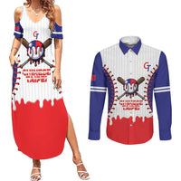 Chinese Taipei 2026 Baseball Custom Couples Matching Summer Maxi Dress and Long Sleeve Button Shirt Go Taiwan Drip Style