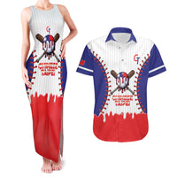 Chinese Taipei 2026 Baseball Custom Couples Matching Tank Maxi Dress and Hawaiian Shirt Go Taiwan Drip Style