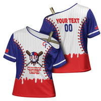 Chinese Taipei 2026 Baseball Custom Cross Shoulder Shirt Go Taiwan Drip Style