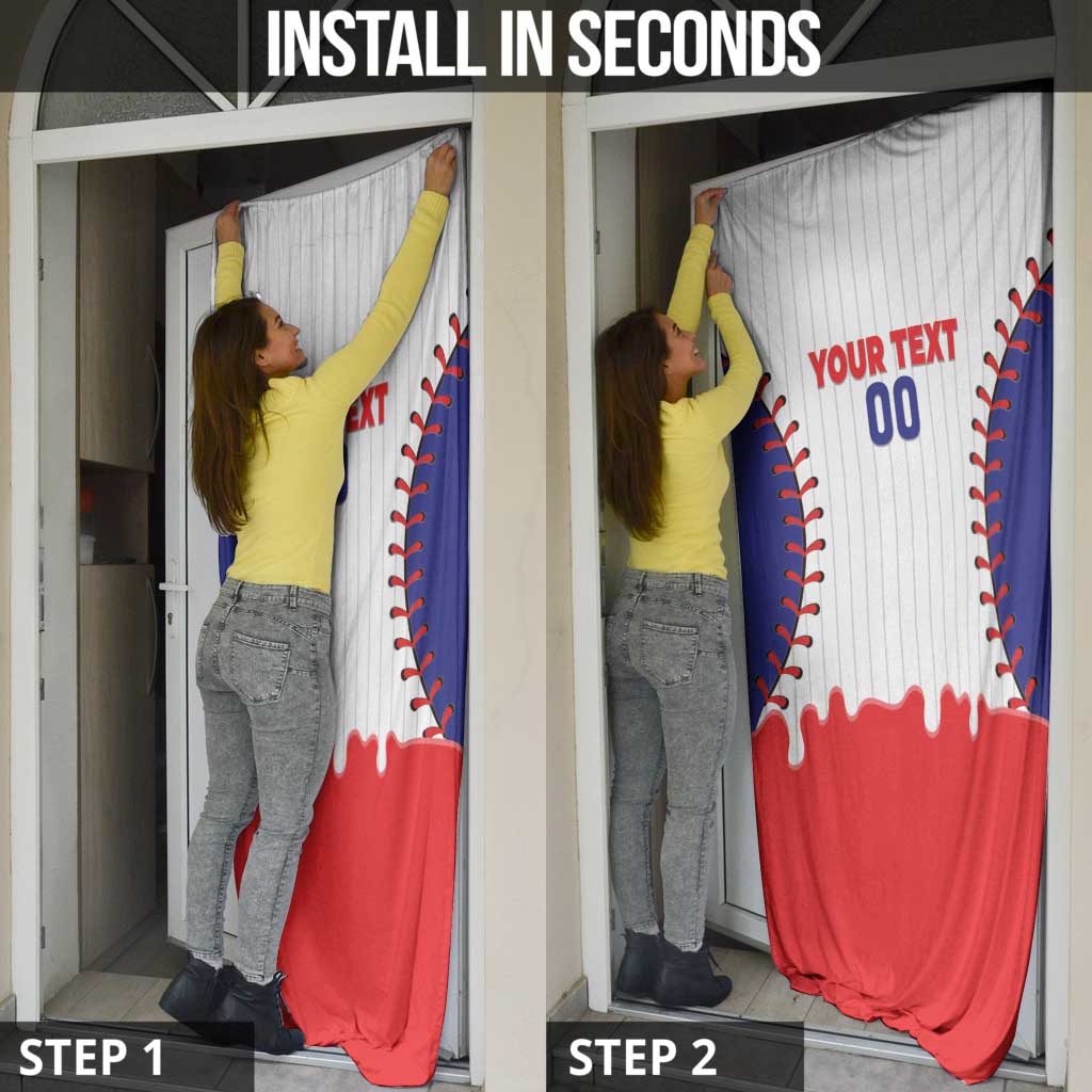Chinese Taipei 2026 Baseball Custom Door Cover Go Taiwan Drip Style