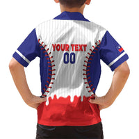 Chinese Taipei 2026 Baseball Custom Family Matching Long Sleeve Bodycon Dress and Hawaiian Shirt Go Taiwan Drip Style