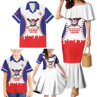 Chinese Taipei 2026 Baseball Custom Family Matching Mermaid Dress and Hawaiian Shirt Go Taiwan Drip Style