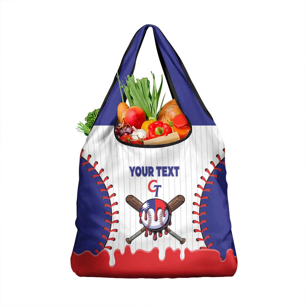 Chinese Taipei 2026 Baseball Custom Grocery Bag Go Taiwan Drip Style