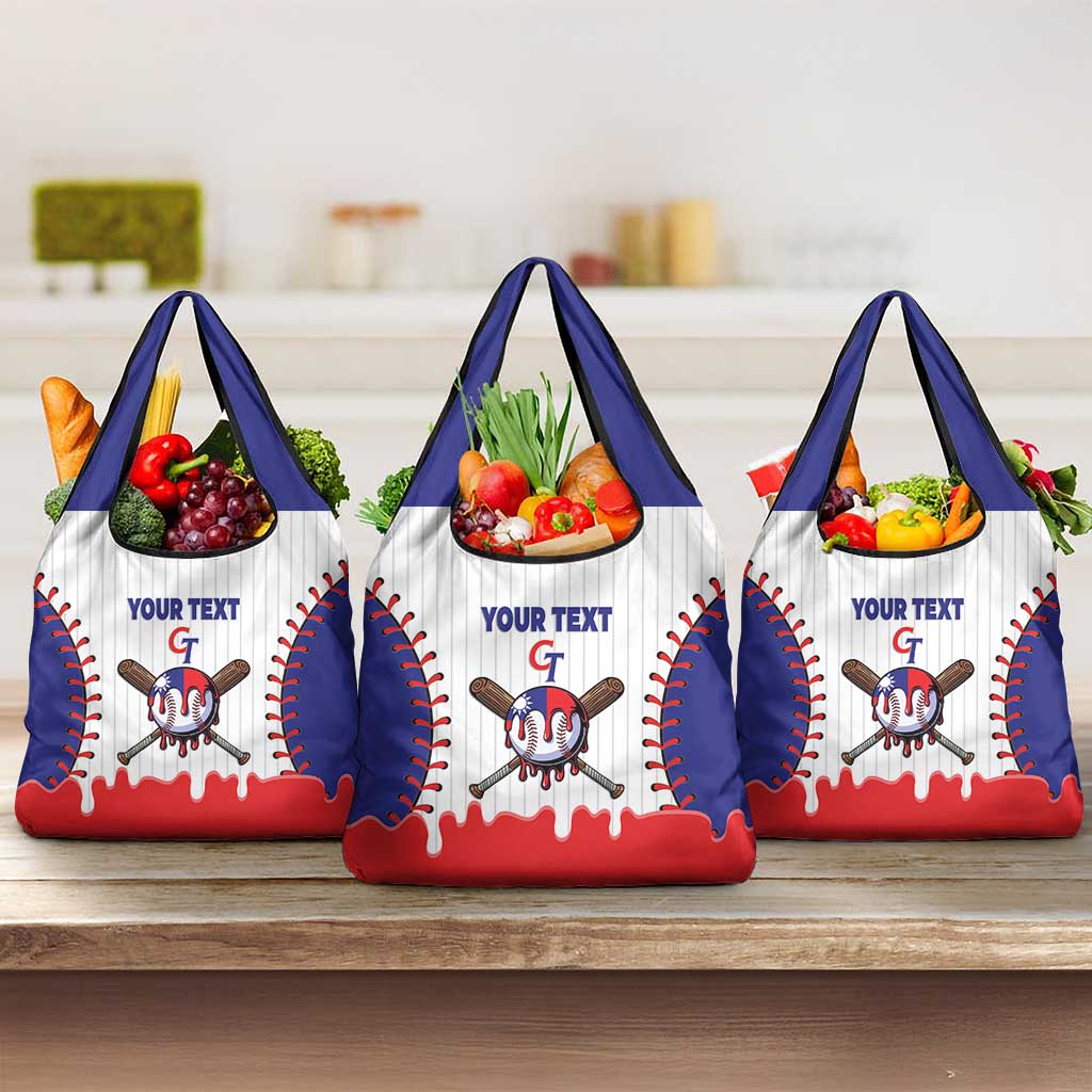 Chinese Taipei 2026 Baseball Custom Grocery Bag Go Taiwan Drip Style
