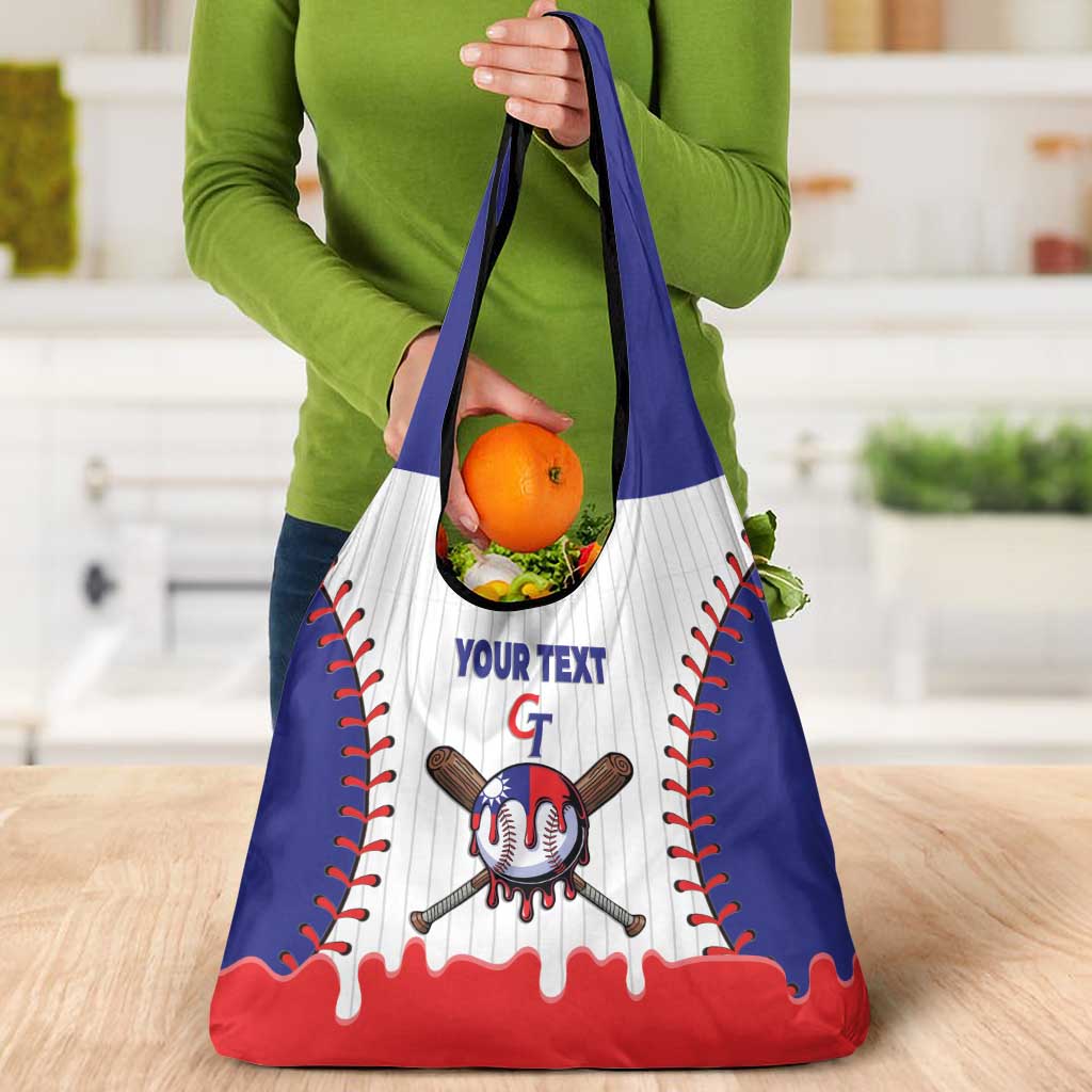 Chinese Taipei 2026 Baseball Custom Grocery Bag Go Taiwan Drip Style