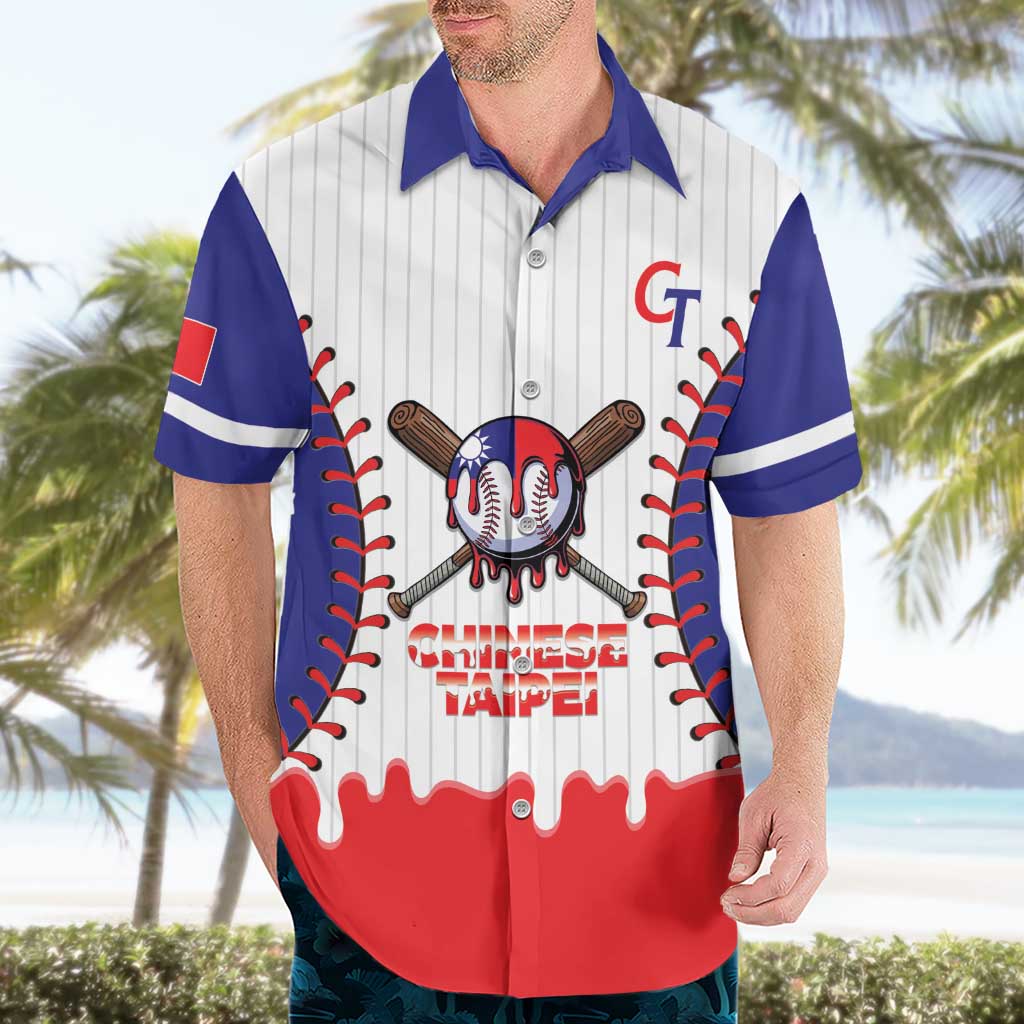 Chinese Taipei 2026 Baseball Custom Hawaiian Shirt Go Taiwan Drip Style