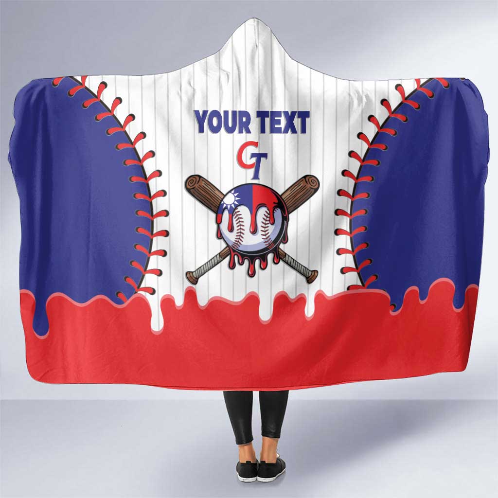 Chinese Taipei 2026 Baseball Custom Hooded Blanket Go Taiwan Drip Style