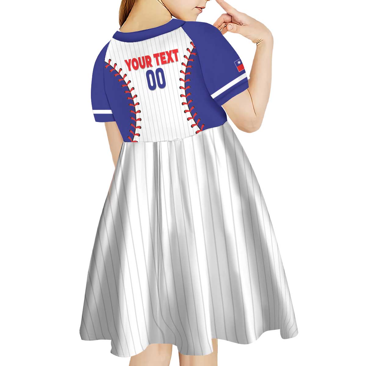 Chinese Taipei 2026 Baseball Custom Kid Short Sleeve Dress Go Taiwan Drip Style