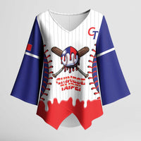 Chinese Taipei 2026 Baseball Custom Kimono Sleeve Blouse Go Taiwan Drip Style