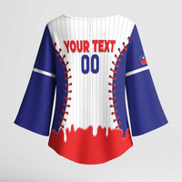 Chinese Taipei 2026 Baseball Custom Kimono Sleeve Blouse Go Taiwan Drip Style