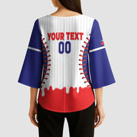 Chinese Taipei 2026 Baseball Custom Kimono Sleeve Blouse Go Taiwan Drip Style