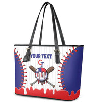 Chinese Taipei 2026 Baseball Custom Leather Tote Bag Go Taiwan Drip Style