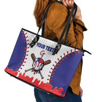 Chinese Taipei 2026 Baseball Custom Leather Tote Bag Go Taiwan Drip Style