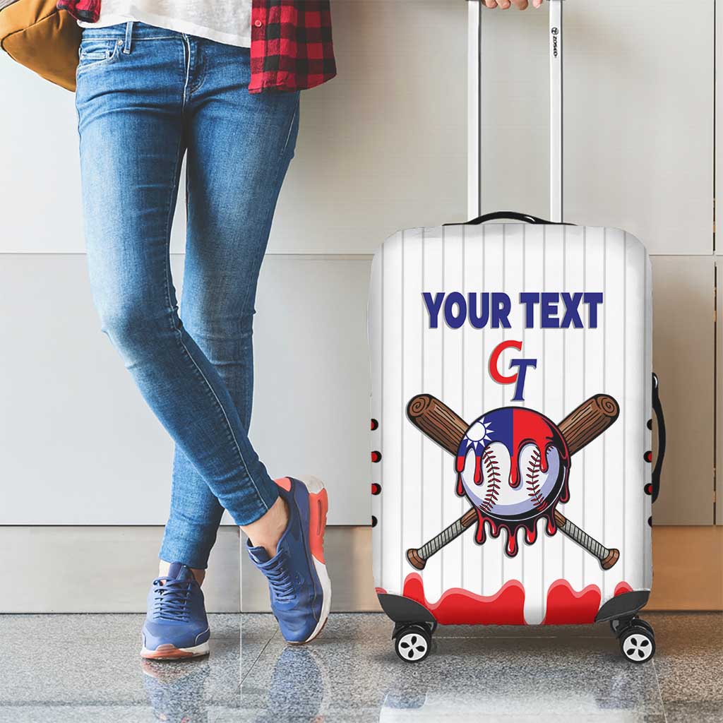 Chinese Taipei 2026 Baseball Custom Luggage Cover Go Taiwan Drip Style