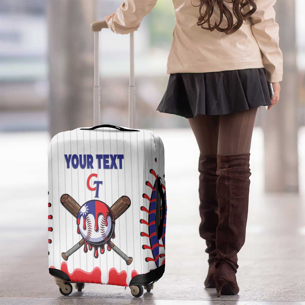 Chinese Taipei 2026 Baseball Custom Luggage Cover Go Taiwan Drip Style