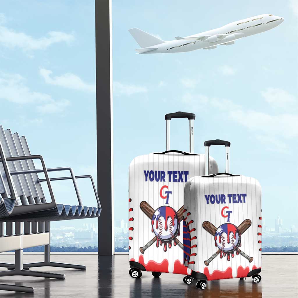 Chinese Taipei 2026 Baseball Custom Luggage Cover Go Taiwan Drip Style
