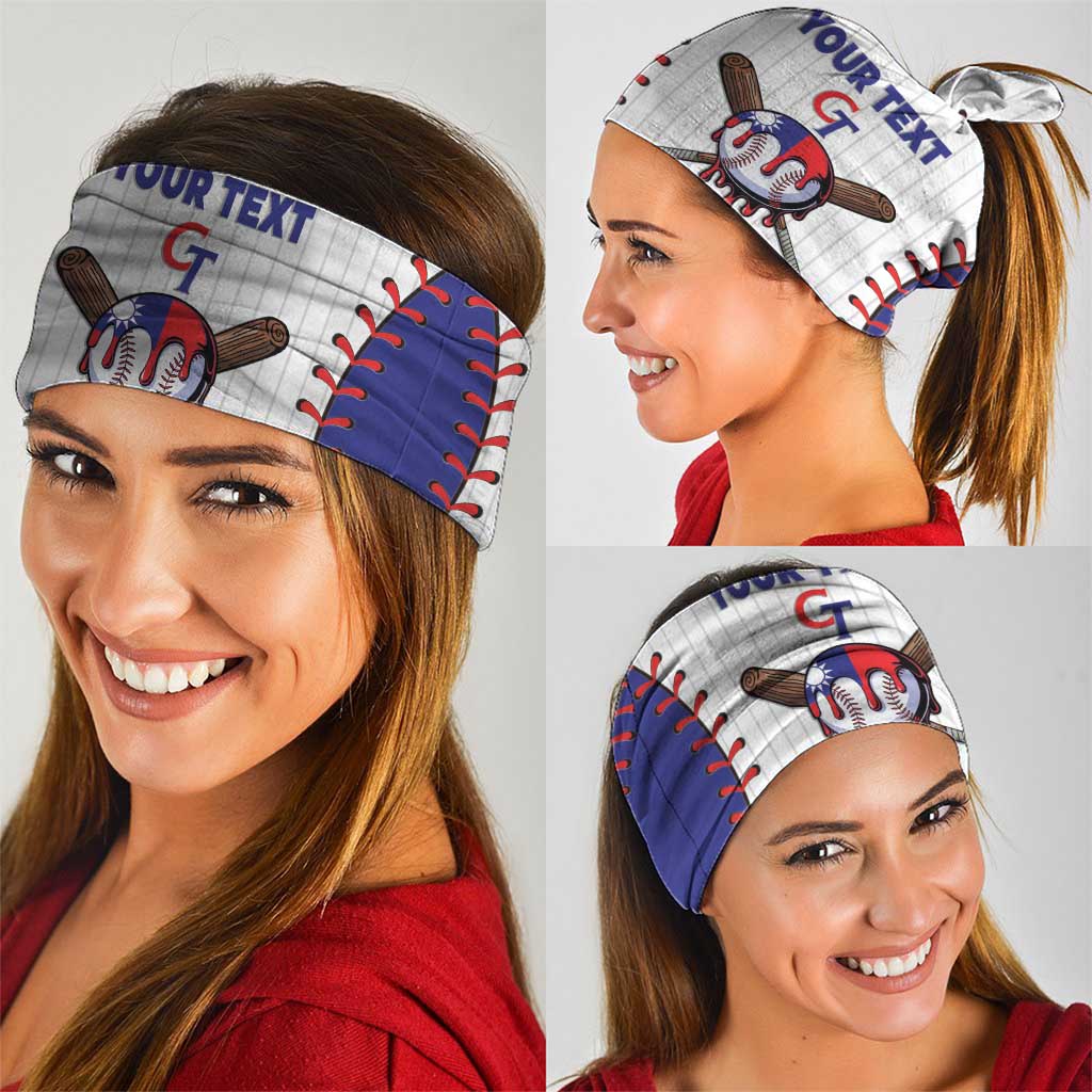 Chinese Taipei 2026 Baseball Custom Neck Gaiter Go Taiwan Drip Style
