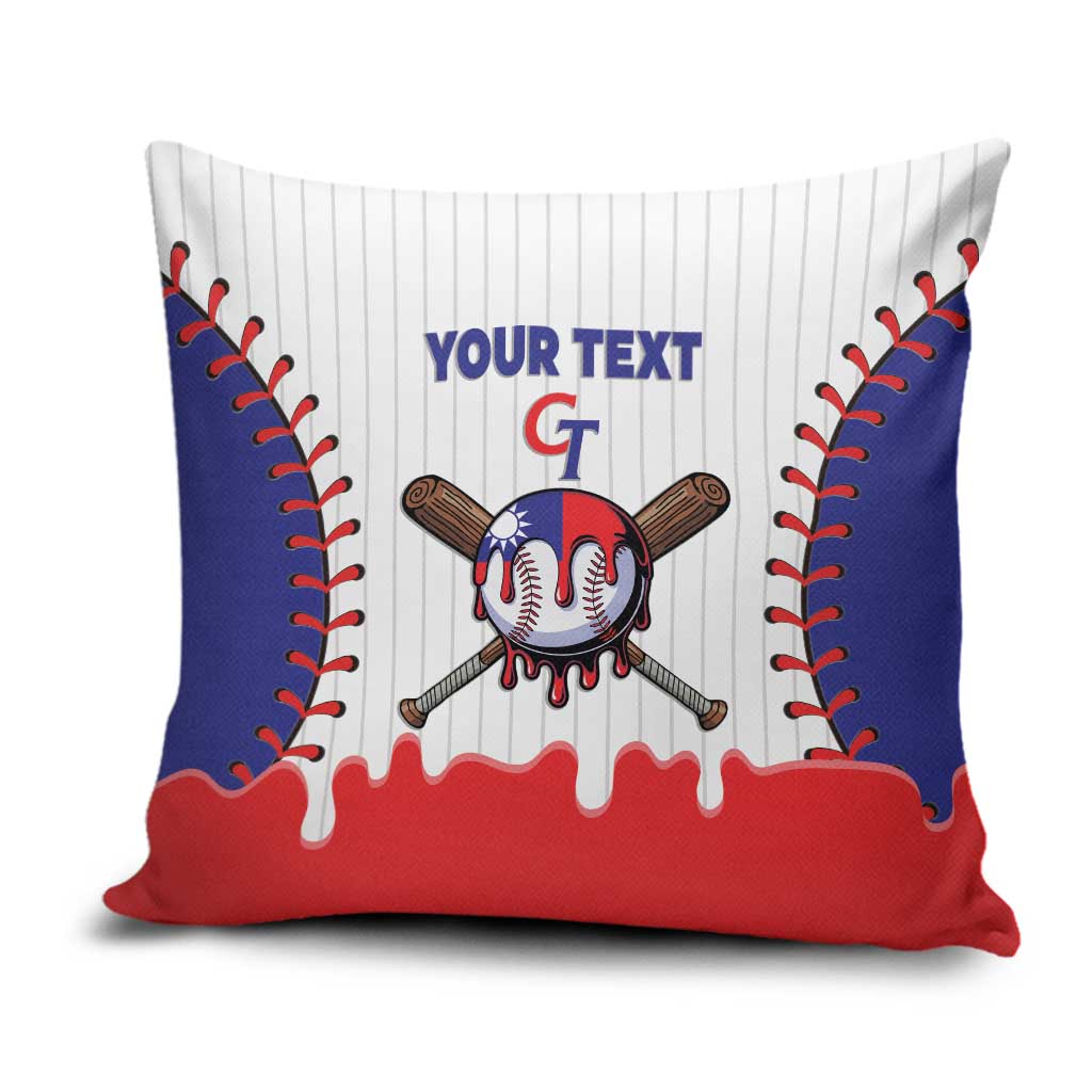 Chinese Taipei 2026 Baseball Custom Pillow Cover Go Taiwan Drip Style