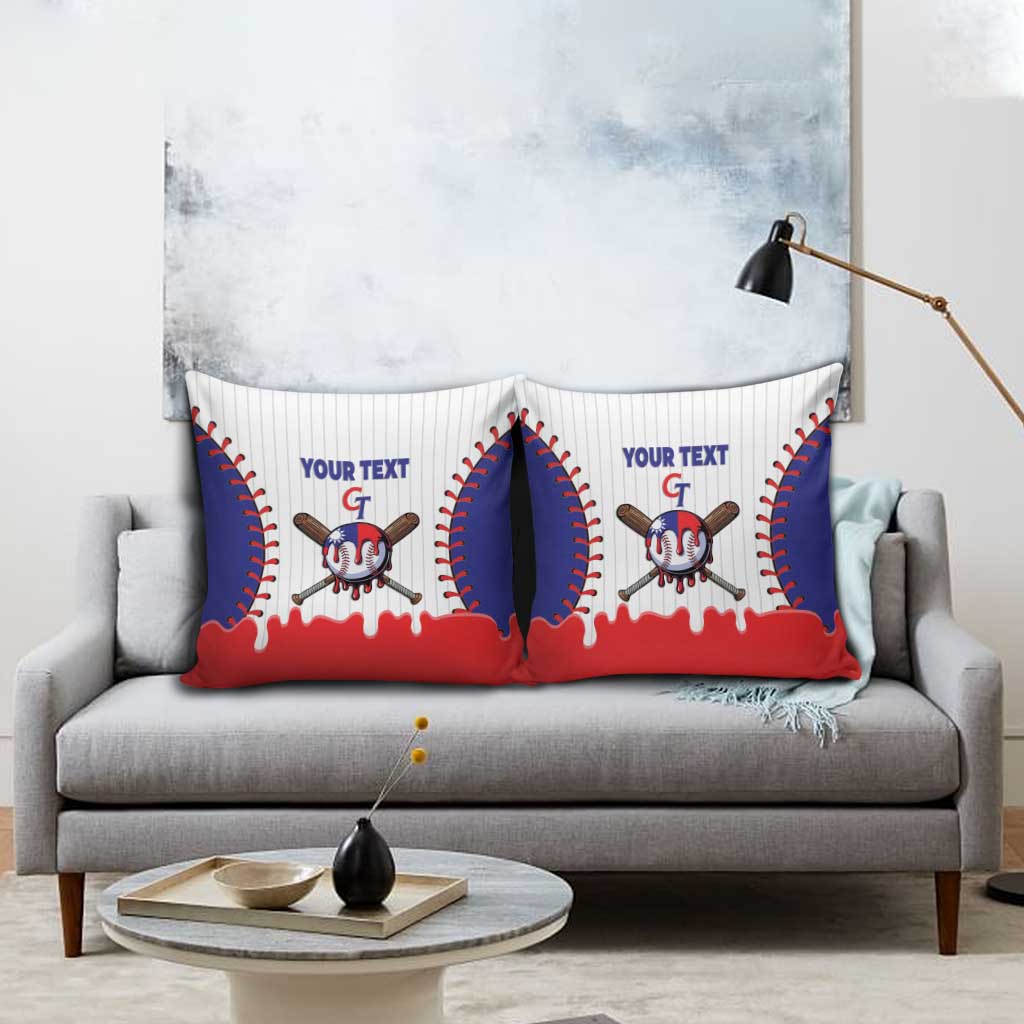 Chinese Taipei 2026 Baseball Custom Pillow Cover Go Taiwan Drip Style