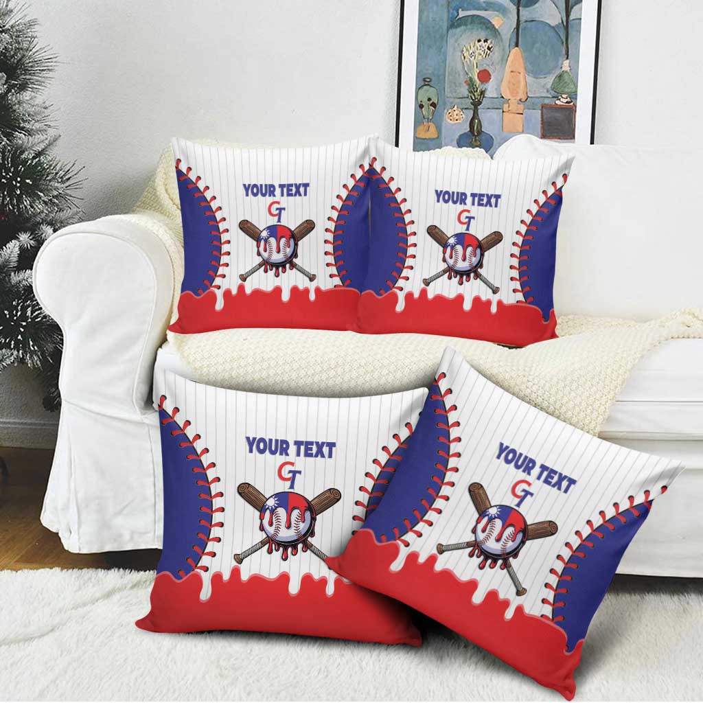 Chinese Taipei 2026 Baseball Custom Pillow Cover Go Taiwan Drip Style