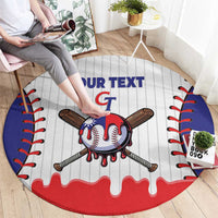 Chinese Taipei 2026 Baseball Custom Round Carpet Go Taiwan Drip Style