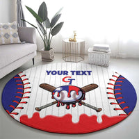 Chinese Taipei 2026 Baseball Custom Round Carpet Go Taiwan Drip Style