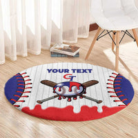 Chinese Taipei 2026 Baseball Custom Round Carpet Go Taiwan Drip Style
