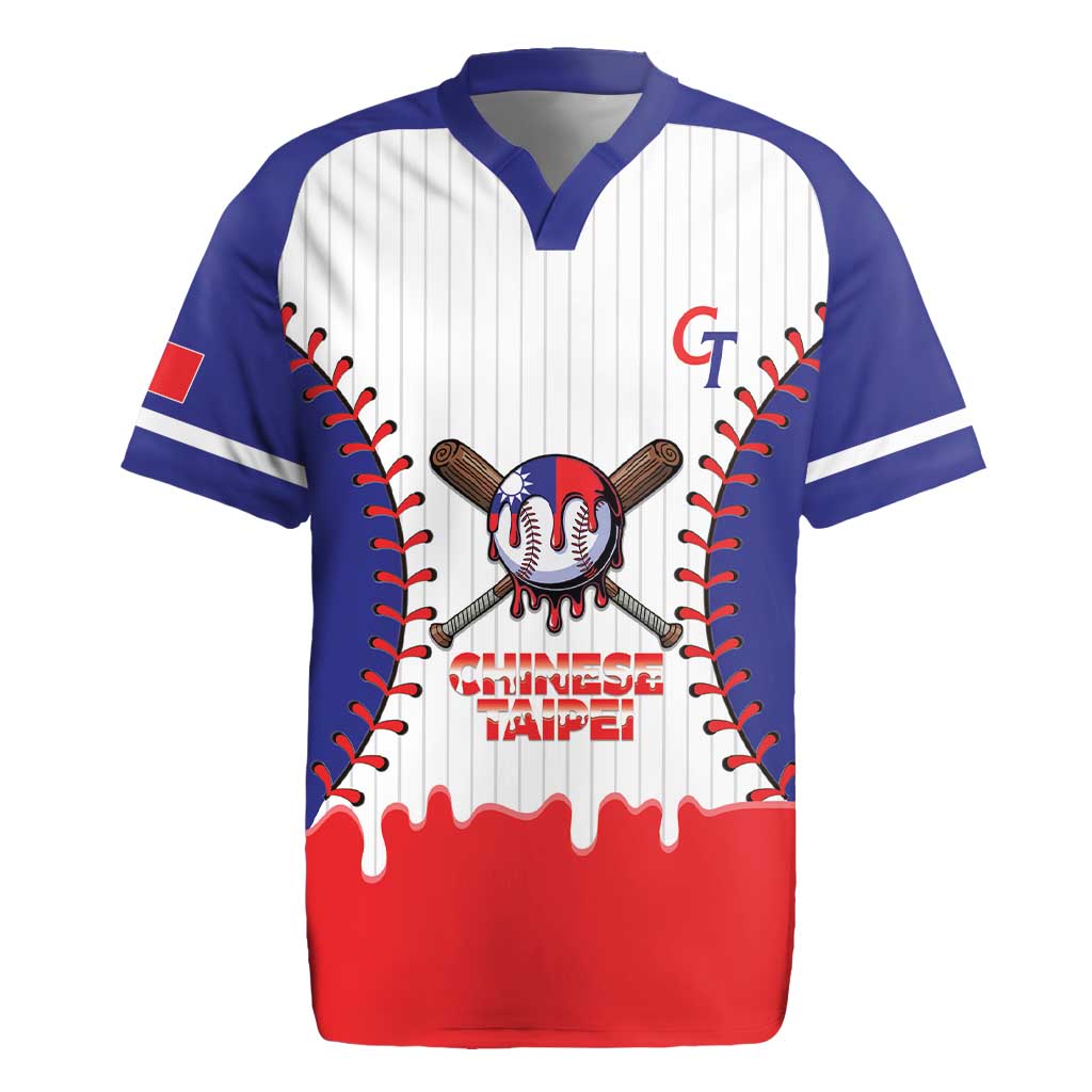 Chinese Taipei 2026 Baseball Custom Rugby Jersey Go Taiwan Drip Style
