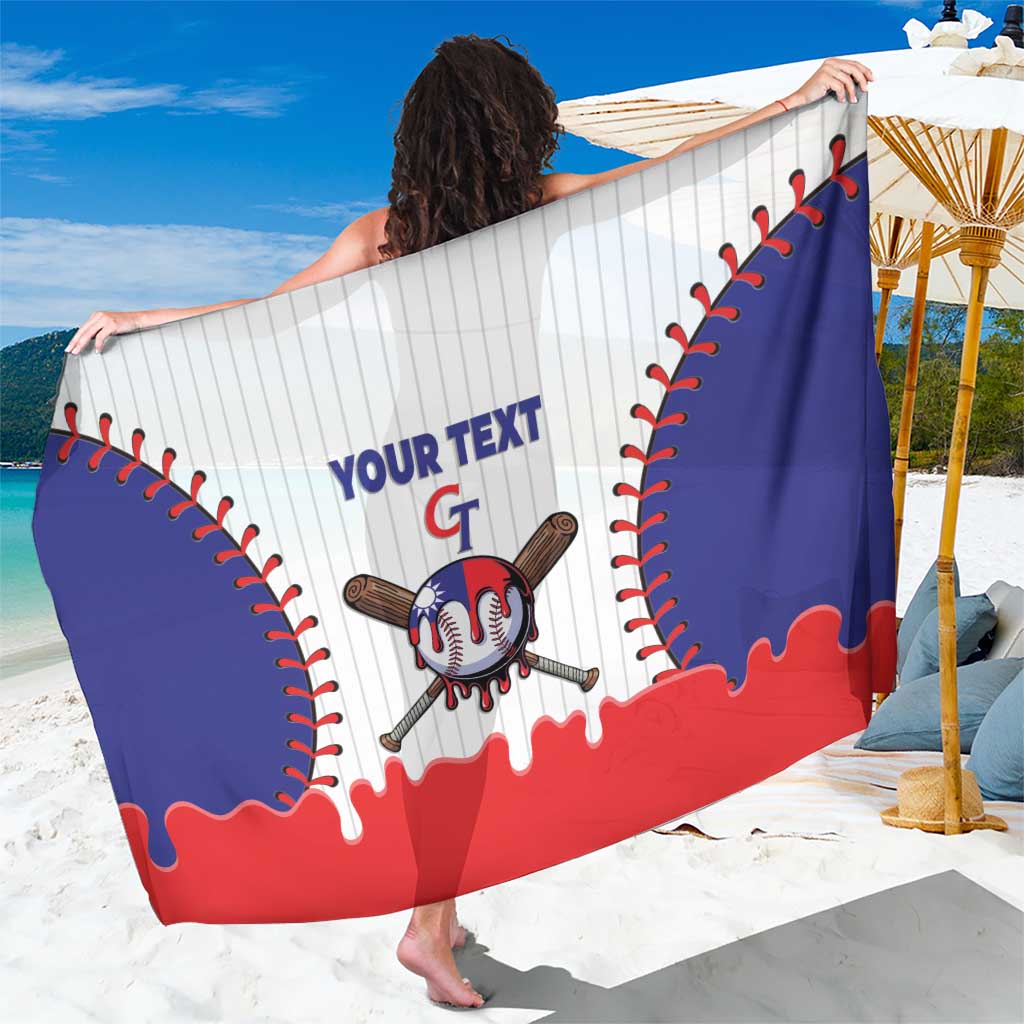 Chinese Taipei 2026 Baseball Custom Sarong Go Taiwan Drip Style