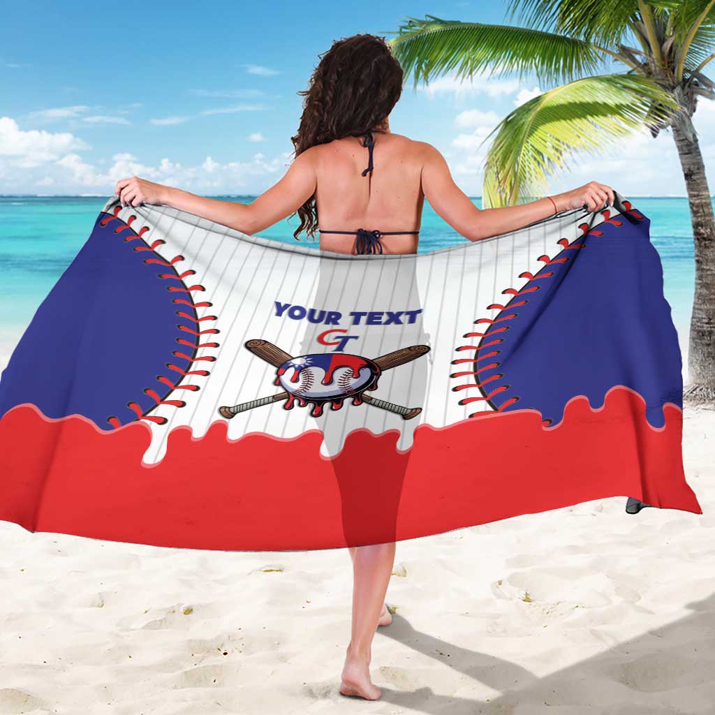 Chinese Taipei 2026 Baseball Custom Sarong Go Taiwan Drip Style