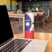Chinese Taipei 2026 Baseball Custom Skinny Tumbler Go Taiwan Drip Style