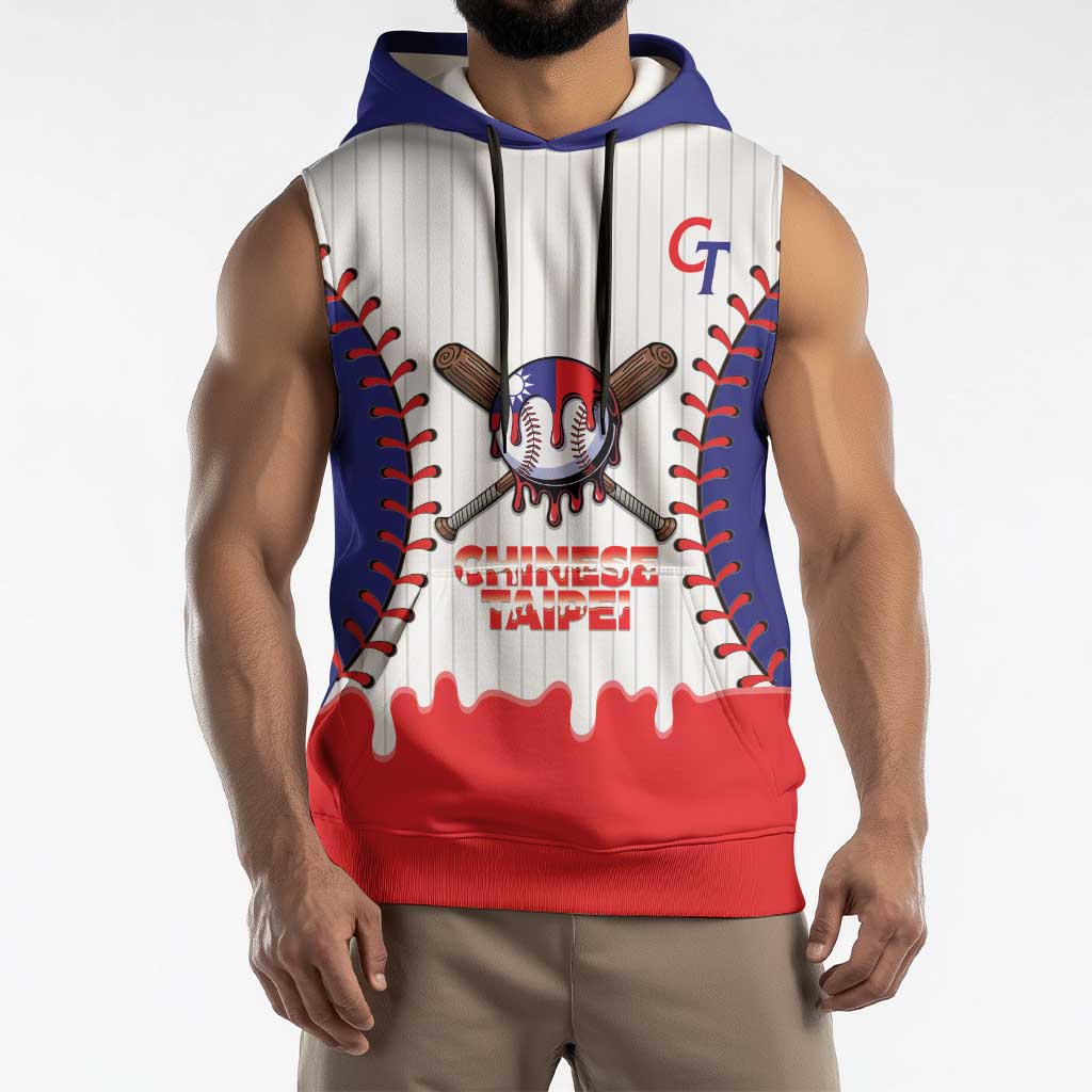 Chinese Taipei 2026 Baseball Custom Sleeveless Hoodie Go Taiwan Drip Style