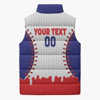 Chinese Taipei 2026 Baseball Custom Sleeveless Puffer Jacket Go Taiwan Drip Style